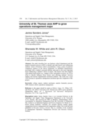 University of St. Thomas uses AHP to grow operations management major