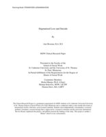 Stigmatized Loss and Suicide