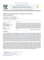 Children of Incarcerated Parents: Challenges and Resiliency, in Their Own Words