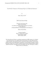 Social Workers’ Perspectives of Psychotropic Drug Use on Children and Adolescents