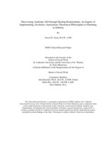 Discovering Authentic Self through Healing Relationships: An Inquiry of Implementing Alcoholics Anonymous Theoretical Philosophies to Parenting in Sobriety