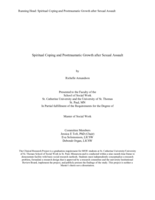 Spiritual Coping and Posttraumatic Growth after Sexual Assault