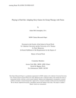 Playing to Find Out: Adapting Story Games for Group Therapy with Teens