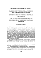 International Court of Justice: United States of America v. Republic of Turkey
