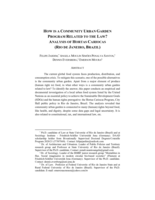 How is a Community Urban Garden Program Related to the Law? Analysis of Hortas Cariocas (Rio de Janeiro, Brazil)