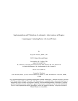 Implementation and Utilization of Alternative Interventions in Hospice