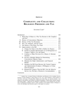Complicity and Collection: Religious Freedom and Tax