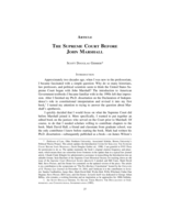 The Supreme Court Before John Marshall