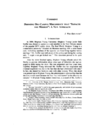 Defining Off-Campus Misconduct that "Impacts the Mission": A New Approach
