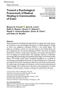 Toward a Psychological Framework of Radical Healing in Communities of Color