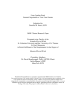 From Dyad to Triad:  Parental Negotiation of First-Time Parents