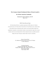 The Courage to Speak: Breaking the Silence of Sexual Assault in the African American Community
