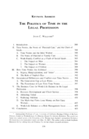 The Politics of Time in the Legal Profession