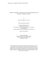 Attitude of Gratitude:  Clinician Views on Fostering Gratitude in One Homecare and Hospice Agency
