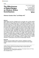 The Effectiveness of Digital Badges on Student Online Contribution