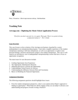 ArtsApp.com – Digitizing the Music School Application Process