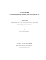 Serving the Poor: A Case Study of How Sharing and Caring Hands Impacts the Lives of the Urban Poor
