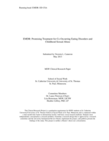 EMDR: Promising Treatment for Co-Occurring Eating Disorders and Childhood Sexual Abuse