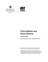 Price Inflation and Stock Returns