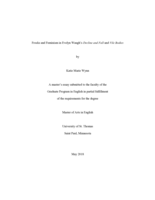 Frocks and Feminism in Evelyn Waugh's DECLINE AND FALL and VILE BODIES