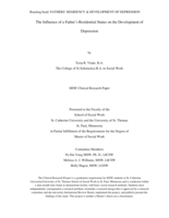 The Influence of a Father’s Residential Status on the Development of Depression