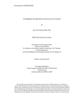 Friendgrief: Perspectives on the Loss of a Friend