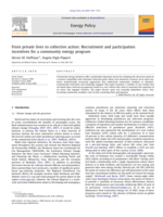From Private Lives to Collective Action: Recruitment and Participation Incentives for a Community Energy Program