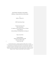 Social Workers' Perceptions of Teen Fathers: Differences Among Social Service Professionals