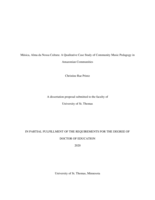 Musica, Alma da Nossa Cultura:  A Qualitative Case Study of Community Music Pedagogy in Amazonian Communities