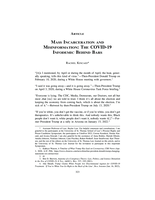 Mass Incarceration and Misinformation: The COVID-19 Infodemic Behind Bars