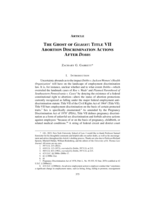 The Ghost of Gilbert: Title VII Abortion Discrimination Actions After Dobbs
