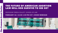 The Future of American Abortion Law-Will Roe Survive to See 50?