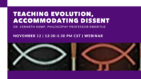 Teaching Evolution, Accommodating Dissent