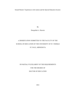 Somali Parents' Experiences with Autism and the Special Education System