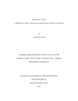 The Road Less Taken: A Multiple Case Study of Alternative Learning Program Educators in Minnesota