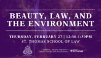 Beauty, Law, and the Environment