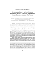 Scholarly Impact of Law School Faculties in 2024: Updating the Leiter Score Ranking for the Top Third