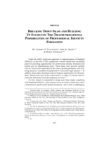 Breaking Down Silos and Building Up Students: The Transformational Possibilities of Professional Identity Formation