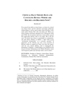 Critical Race Theory Bans and Canceling Russia 
