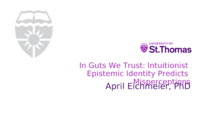 In Guts We Trust: Intuitionist Epistemic Identity Predicts Misperceptions
