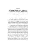 The Importance of Lived Experience in Addressing Fentanyl in Minnesota