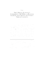 Who's Driving It Anyway? Interpreting SAE J3016 as a Basis for Liability Assignment in Autonomous Vehicle Collisions