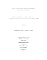 The Inerrancy of Scripture According to the Magisterium: A Working Definition to Facilitate Collaboration between Theologians and Exegetes